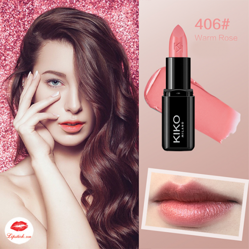 Son Kiko 406 Warm Rose Smart Fusion Lipstick Lipstick Vn