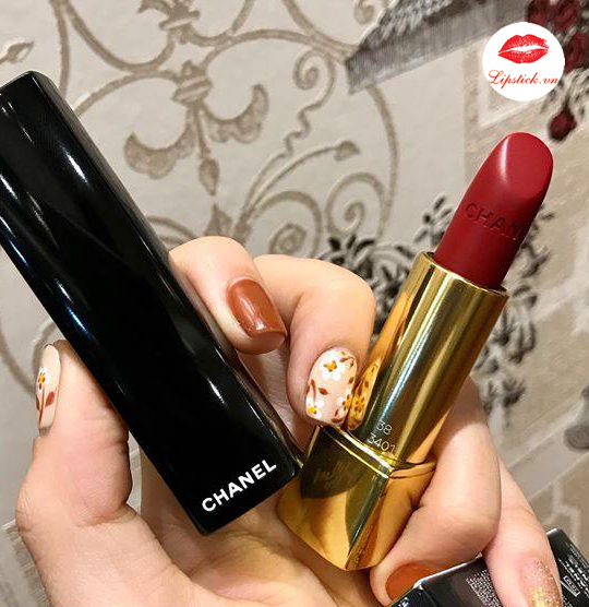 Chanel Rouge Allure Velvet lipstick matte La fascinante 38 on olive skin  tone  YouTube