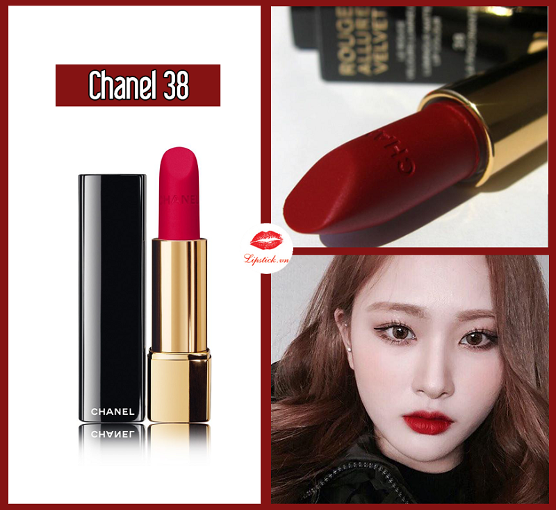 Amazoncom  Chanel Rouge Allure Velvet Luminous Matte Lip Colour No38 La  Fascinante 012 Ounce  Lipstick  Beauty  Personal Care