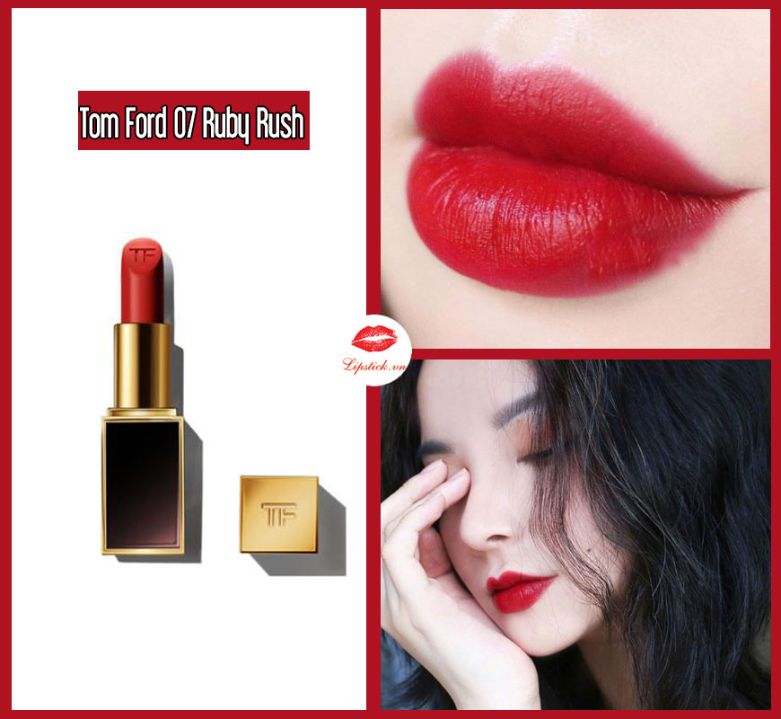 Son Tom Ford 07 - Son Tom Ford Ruby Rush Đỏ Ruby Hot | Lipstick.vn