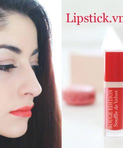 Swatch Son Bourjois Souffle De Velvet 02 Coquelic`oh