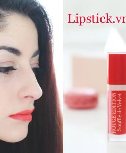 Swatch Son Bourjois Souffle De Velvet 02 Coquelic`oh