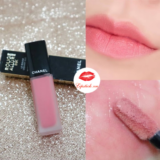 Chanel Rouge Allure Ink Matte Liquid Lip Color in 142 Creatif  150  Luxuriant Review and Swatches  Liquid lip color Lip colors Swatch