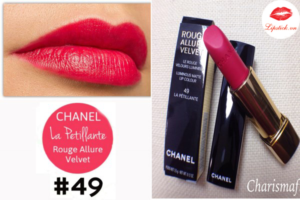 Review Son Chanel 49 Màu Đỏ Hồng