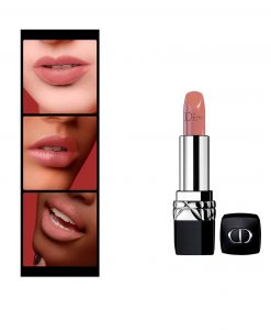 Son Dior Rouge 219 Rose Montaigne lên môi hiện đại