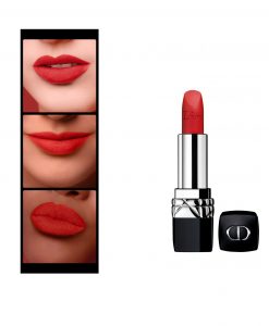 Son Dior Rouge 999 Matte lên môi mềm dịu