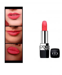 Son Dior Rouge 652 Euphoric Matte lên môi