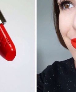 Son Kiko 116 Coral lên môi