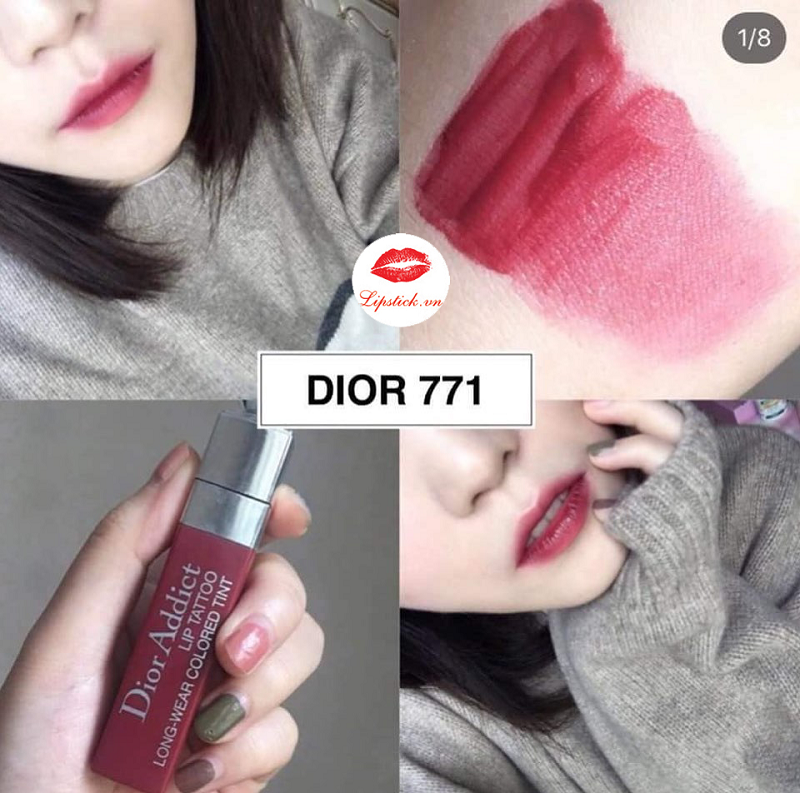 Dior Addict Lip Tattoo 771  Natural Berry   Làn da của bạn dù ở bất cứ sắc độ nào trắng sáng hay  ngăm đen thì sắc son đỏ  Instagram