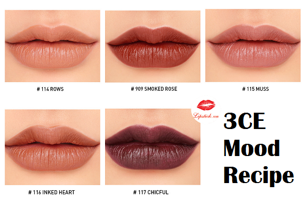 Son 3CE Mood Recipe Matte Lip Color