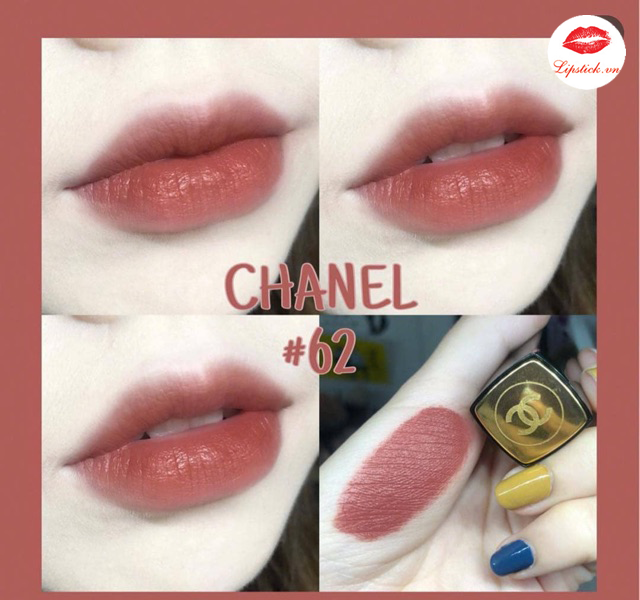 Son Chanel 62 Libre Màu Hồng Đất Đẹp Quyến Rũ Nhất Chanel