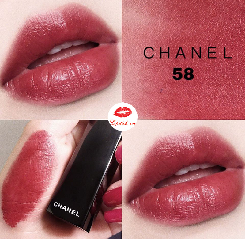 Son Chanel 58 Rouge Vie Màu Đỏ Mận Đẹp Nhất Đáng Sắm Nhất