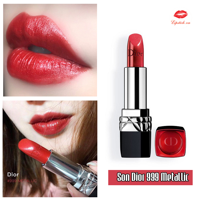 Son Dior Rouge Dior Limited Edition 999 Velvet  Màu Đỏ Tươi  Vilip Shop   Mỹ phẩm chính hãng