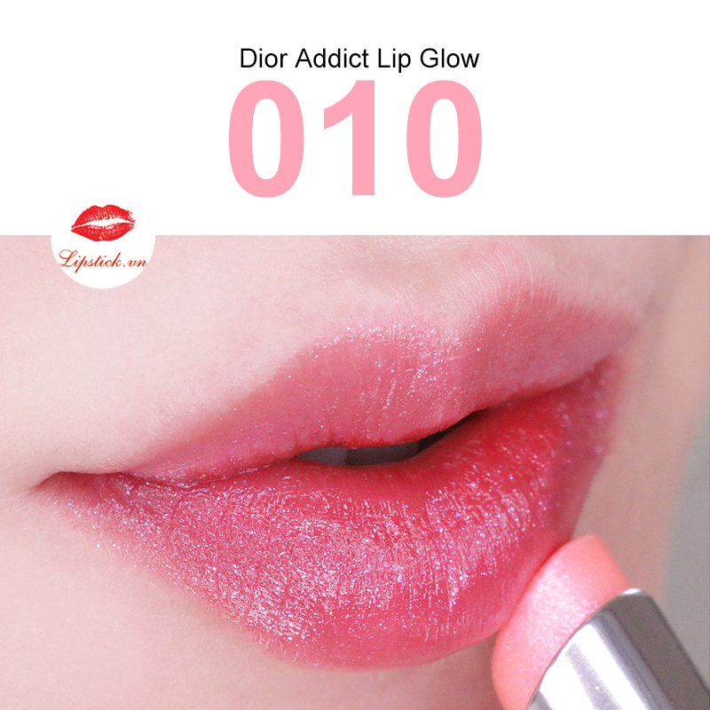 Son Dưỡng Dior 010  Dior Addict Lip Glow 010 Holo Pink Hồng Bóng