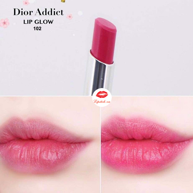 Son Dior Addict Lip Glow Matte Màu 102 Raspberry