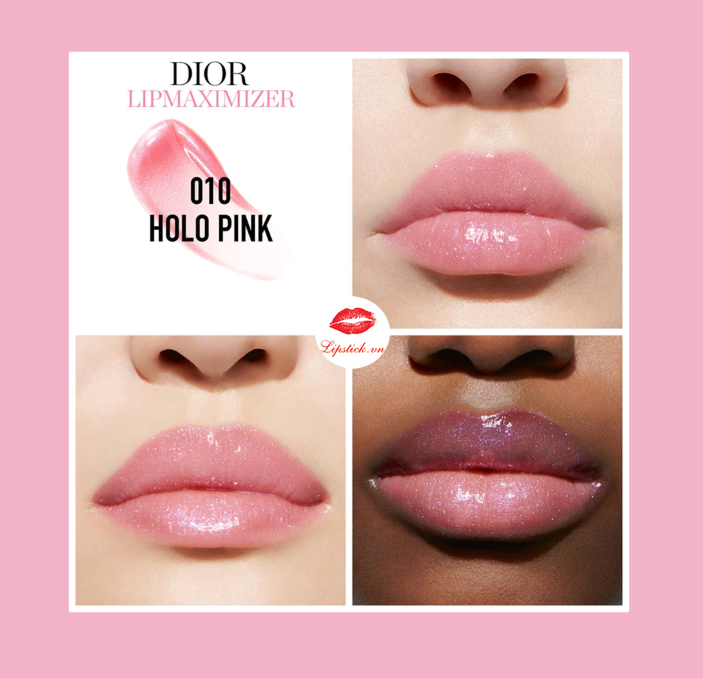 Son Dưỡng Dior 010  Dior Addict Lip Glow 010 Holo Pink Hồng Bóng