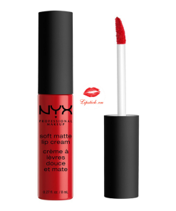 Son kem NYX Soft Matte Lip Cream Amsterdam