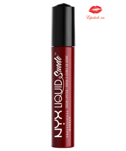 Son NYX Liquid Suede Cream Lipstick Cherry Skies