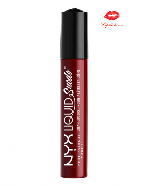 Son NYX Liquid Suede Cream Lipstick Cherry Skies