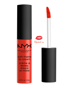 Son kem NYX Soft Matte Lip Cream Morocco