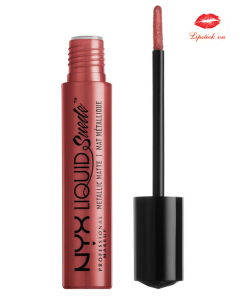 Son NYX Liquid Suede Metallic Matte Bella