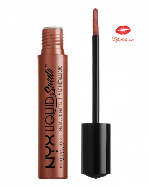 Son NYX Liquid Suede Metallic Matte Mauve Mist