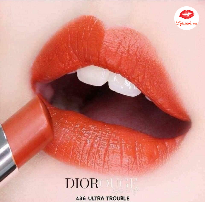 Son Dior 436 Ultra Trouble  Đỏ Gạch Ultra Rouge