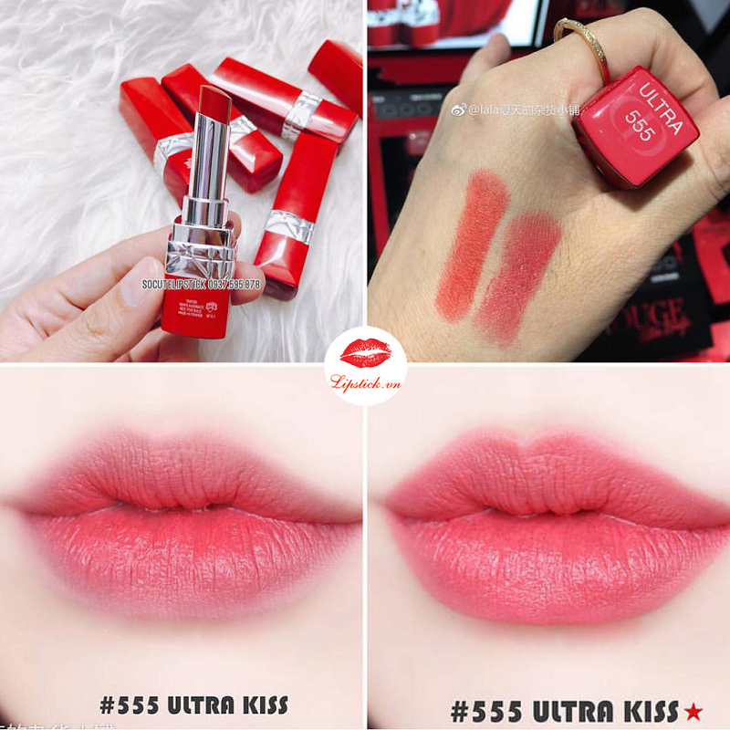 Christian Dior Rouge Dior Ultra Rouge Lipstick  555 Ultra Kiss for Women  011 oz Lipstick  Buy Online at Best Price in KSA  Souq is now Amazonsa  Beauty