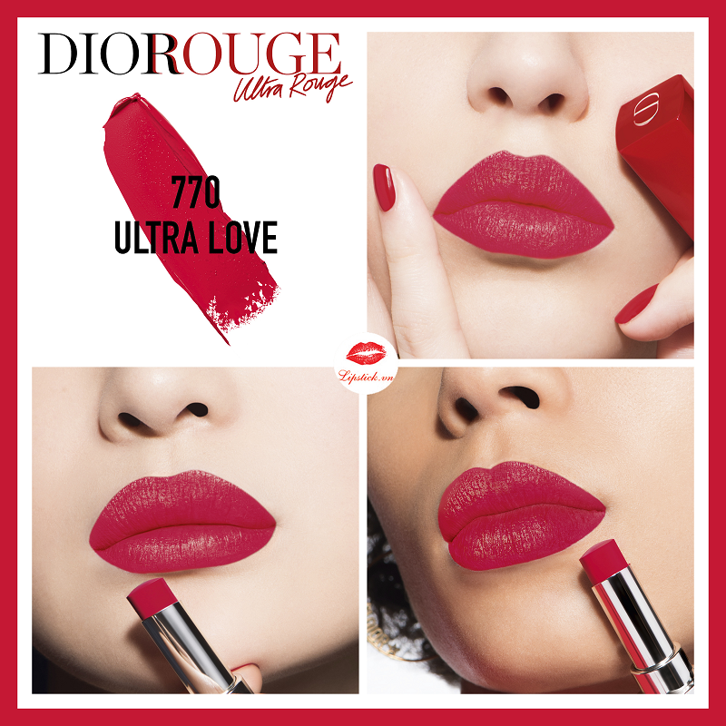 Review Son Dior 450 Ultra Rouge Ultra Lively Màu Hồng Cam