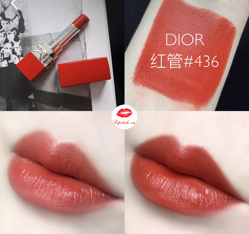 Son Dior Ultra Rouge 436 Vỏ Đỏ  Đỏ Gạch  KYOVN