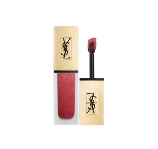 Son Kem Lì YSL 101 Chrome Red Clash