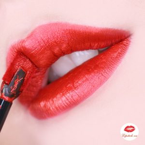 Son Kem Lì YSL 101 Chrome Red Clash