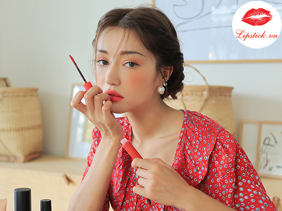 Son 3CE Velvet Lip Tint Gentle Coral