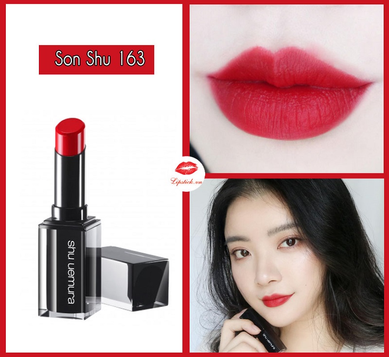 Son Shu Uemura RD 163 – Đỏ Tươi – Lipstick