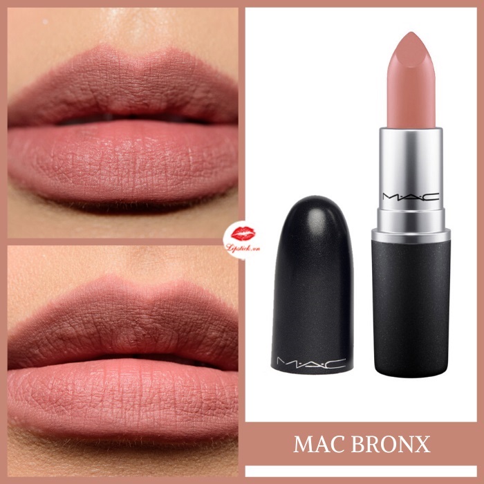  Review Son Mac Bronx  M u H ng t Thi thng Lipstick vn