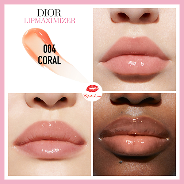 Son dưỡng Dior collagen addict lip maximizer mini 004 Coral Cam san hô  HapuMart