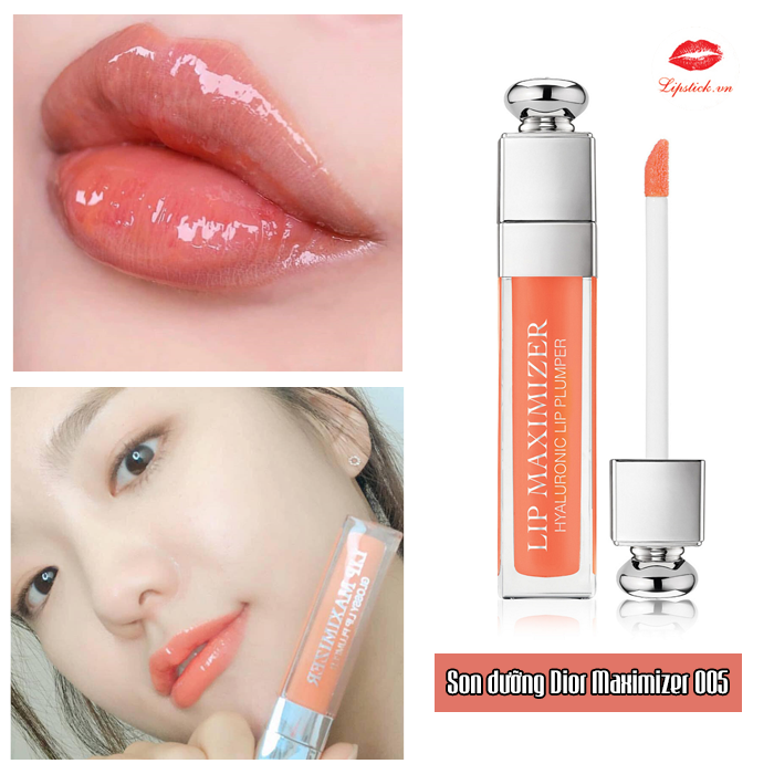 004 Son dưỡng Dior collagen addict lip maximizer mini 004 Coral Cam san  hô cho môi căng mọng  Shopee Việt Nam