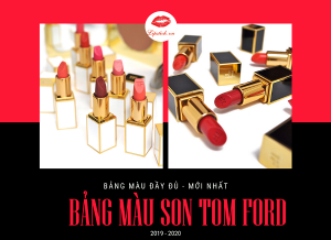 Bảng màu son Tom Ford