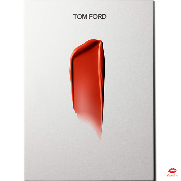 Son Kem Tom Ford 06 Knockout Lip Lacquer Vinyl Màu Cam Đỏ