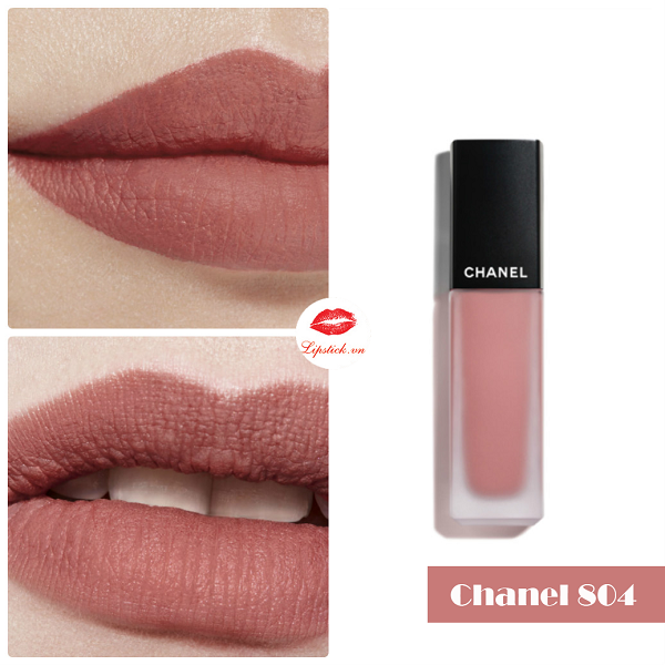 Review Son Kem Chanel 804 Mauvy Nude Allure Ink Fusion Hồng Nude