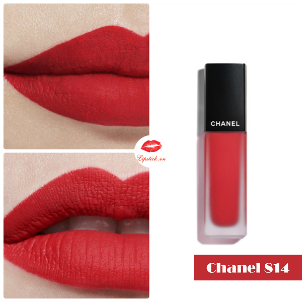 Review Son Kem Chanel 816 Fresh Red Allure Ink Fusion Màu Đỏ Cam