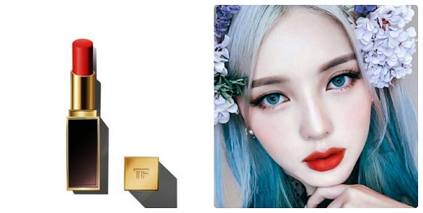 Review Son Tom Ford Scarlet Leather 12 Đỏ Cam Đẹp BST Satin Matte