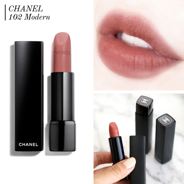 Son Chanel 102 Modern Màu Hồng Đất Đẹp Nhất Dòng Lì Chanel