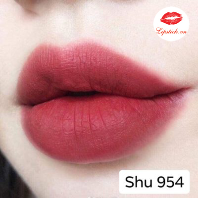 Son Shu 954 Vỏ Đen Màu Hồng Đất - Son Shu Đẹp Nhất | Lipstick.vn