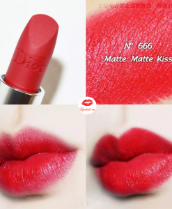 rouge dior 666 matte kiss