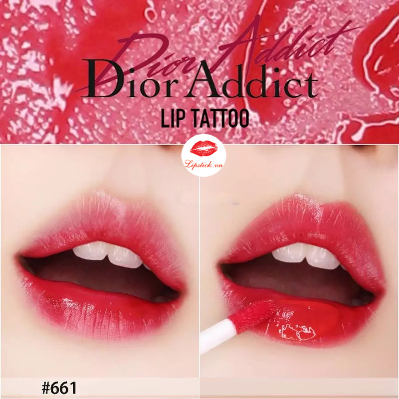 Son Dior Tattoo 661 Natural Red  Đỏ Cherry Đẹp Nhất