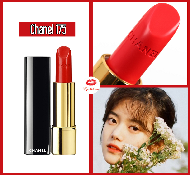 religión Consciente Línea de visión Son Chanel 175 Ardente Màu Đỏ Cam Hot Hit Nhất | Lipstick.vn