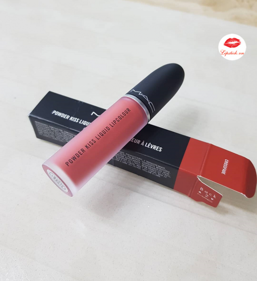 Son MAC Crossfade Cam San Hô Kem Lì Powder Kiss Liquid Hot Nhất
