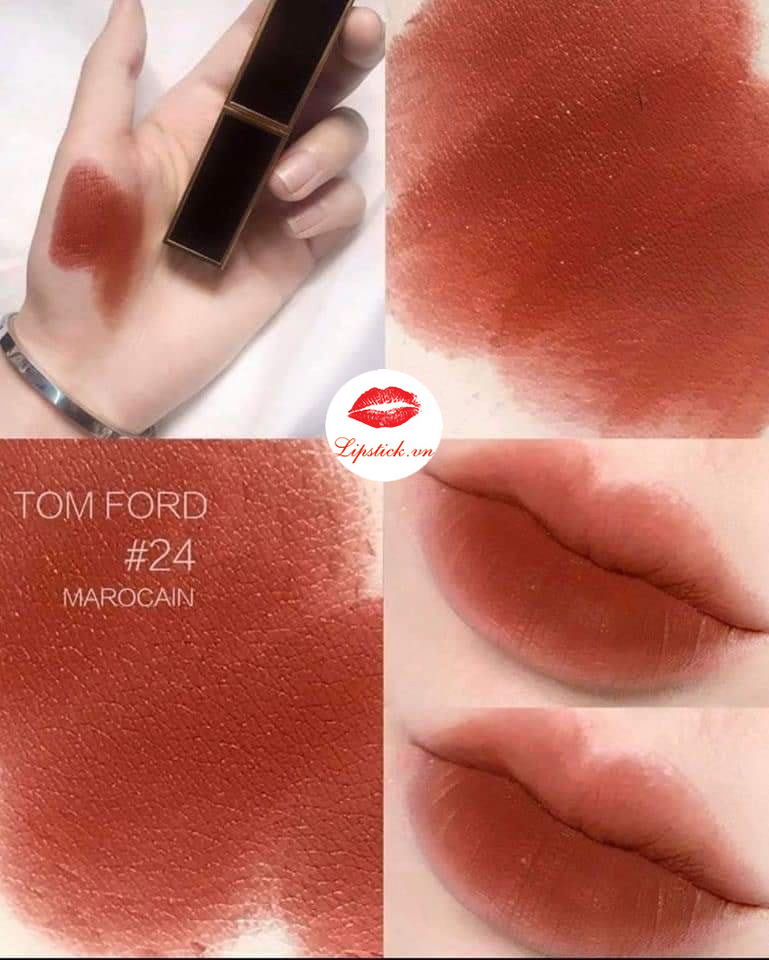 Son Tom Ford 24 Marocain - Đỏ Đất Hot Nhất Lip Color Satin ...