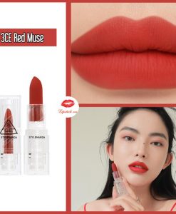 3ce soft matte lipstick red muse